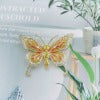 Enamel butterfly brooch, elegant and elegant accessories for women, niche design, inset style diamond studded brooch accessories